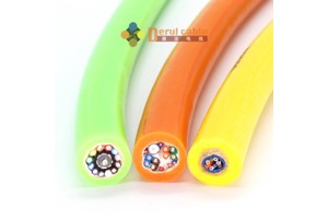 Polyurethane Jacket High Tensile Strength Pipe Crawling Robot Cable