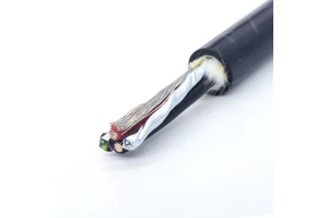 Y-Kevlar Reinforced PUR Power Hybrid Cable with 2 Pairs Shielded Signal Wire for RS485