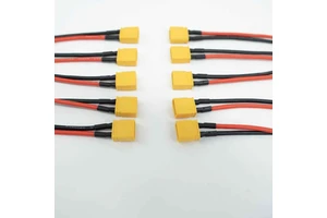 Custom XT90 XT60 XT30 Wire Harness 12AWG High Temperature Resistant XT60 Connector Cable Lithium Battery Terminal Wiring Harness