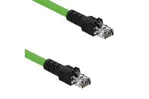 IP20 Male RJ45 to Male RJ45 Ethernet Network Connectors with 4x22AWG Cat5e Cable