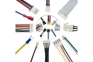 Custom 1.25 Terminal Cable High-Temperature Electronic Wire Harness Supply Red Black Plug Cable for Processing Connection