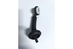 CQ Car Wire Harness Spiral Sheath with Plastic Interface-Dustproof Waterproof Cable Protector EPDM Material Model CQ524