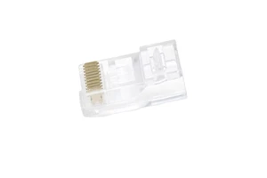 Industrial Connector Easy to Install Ethernet RJ49 RJ50 10P10C Male CAT 7 Cat 6 Waterproof Unshild Rj45 Pass Through Connector
