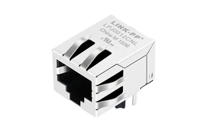 Belfuse SI-60002-F Compatible 10/100Base-T Tab Down Single Port Ethernet Magnetic RJ45 Connector Without Led