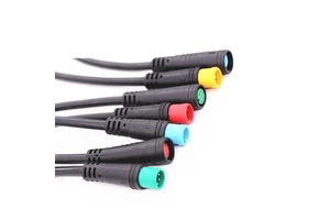 High Quality IP65 Waterproof Copper Aluminum Housing 4P 6-core M6/M7/M8 Cable Connector Plug Male/Female 12V 1.5A M8-02 Electric