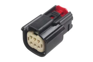 33472-0606 MX150 6Pin Waterproof Injection Molded Black Female Connector For Automotive Headlight Taillight Wiring Harness