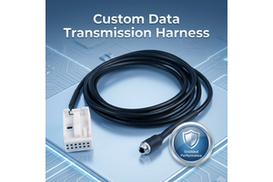 Custom Complex Routing M12 M16 Aviation Signal Cable Array EMI Shielded Compact Signal Cable for Interior Aircraft Electronics