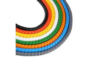 Customization Wire and Cable Protective Conduit Spiral Cable Wrap Cable Tidy Labels Sleeve PP Spiral Wrap Sleeves