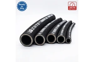 High Pressure Flexible 1/2 3/4 Inch Rubber Air Water Hose Pipe for Mining Machinery Factory Utility High Temperature Chemical