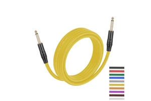 Direct Sell 6.35 MM to 6.35 MM Guitar Instrument Speaker TS Jack Cable Male to Male 6.35MM Electric Lead Guitar Cord Cables