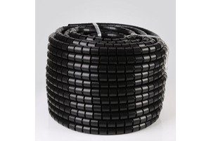 PE Extruded Spiral Cable Wrap Flexible Wire Organizer Tube Polyethylene Cord Protector Desk TV Management Pet Proof