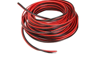 2/3 Pin 16 AWG Tinned Copper Silicone Insulated Red/Black Paralleled Low Voltage Power Station Cable 600V