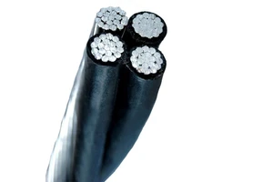 Pre-assembled twisted aluminum cable 4x16 mm2 /cable 4x25 abc overhead lines cable