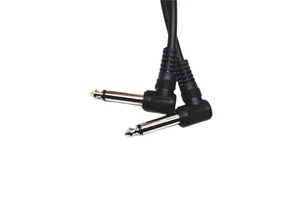 Right Angle 1/4" Cable Male to Male Microphone 6.35mm Guitar Cable