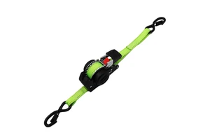 ELIFTING 1in X 10ft Auto-Retracting Polyester 25mm Ratchet Straps 1650lbs Tie Down For Marine/ATV/Outdoor Equipment