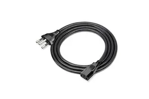 0.75mm 3-Pin C13 IEC C7 Copper Power Cord Black Heavy-Duty Cable Home Appliance Computer Renewable Energy Systems Outdoor