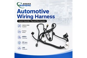 Custom Heavy Duty Agricultural Machinery Construction Vehicle Wiring Harness Corrugated Cable Assembly OEM ODM