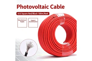 High-current-rated H1Z2Z2-K-1*4/6 Photovoltaic Cable Tinned Copper Conductor for Domestic Photovoltaic Energy Storage Systems