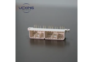 WX410 Male Copper Alloy 15A 12V DC PBT Housing Rectangle Automotive Electrical Adaptor for Servo Motor 24P 90 Made in China