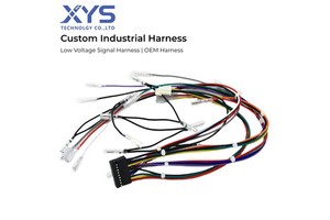 Custom Cable Assembly Industrial Wiring Harness for PLC Cabinets, Servo Systems, Control Panels, Industrial Equipment