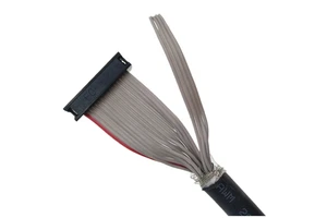 Hot Sale Black Shielded Round Flat Ribbon Idc Computer Cable Harness With Function Test