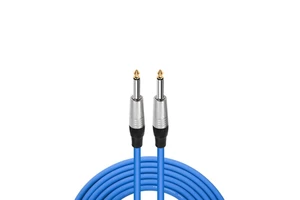 0EM Factory 6.35-inch Mono Balanced Guitar Instrument Jack Cable PVC Jacket Foil Shielding Multi-Color