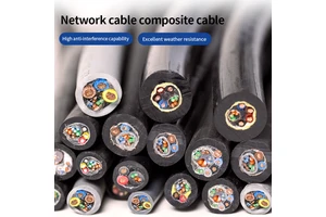 Rousheng Industrial-Grade Stranded Shielded Ethernet Cable (Cat5e/Cat6)-4 Pairs Double Shield for PLC Network
