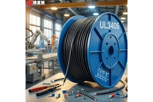 UL3406 XLPE Wire Solar Panel Wiring High Voltage 3000V Heat Resistant 125C 30-10 AWG