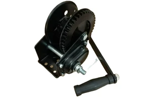 1200LB Marine Trailer Manual Hand Winch with Brake Accessories with or Without Webbing and Cable China