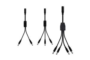DC Power Cable Copper IP44 Rated One Female Two/Three/Four Male Heads Extension For Outdoor LED String Lights Live Computer