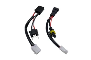 Customize High Beam Piggy Back Adapter for Headlight Lighting Harness Wiring Cable