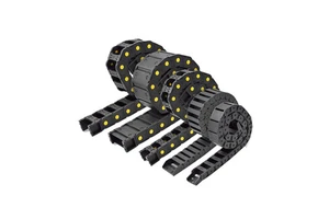 Nylon for Drag Chain Fully Enclosed Machine Tool Flexible Tank Chain Engineering Plastic Bridge Cable Protection for Drag Chain