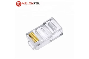 MT-5053A Gold Plated RJ45 Connector Modular Jack Plug China Supply Cat.6 & Cat.7 for Power Application