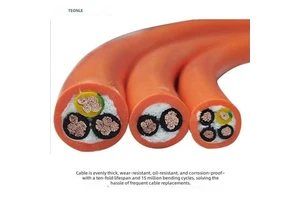 Oil Resistant TRVV Drag Chain Cable, -20℃ to +70℃ Operating Temperature for Harsh Industrial Environments