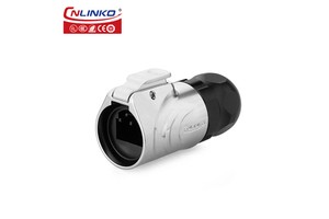 Cnlinko Customized Cable Industrial RJ45 Connector Waterproof Ip68 for Signal Transfer