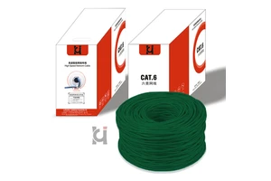 Shielded CAT 6 F/UTP Indoor Ethernet Cable Reduced Interference Communication Cable for High Density Networks