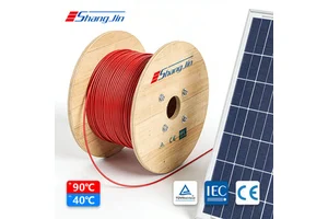 1500V DC Solid Conductor Solar Cable H1Z2Z2-K for for XLPE LSZH PV Wire UV Resistant Flame Retardant Outdoor Power Cable
