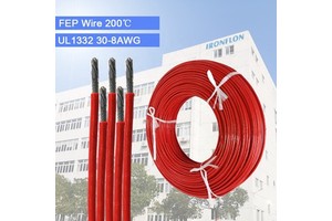 UL1332 10AWG Distribution Connecting Wire Grounded Electrical Wire Wearable High Temperature Electronic Harness Wire