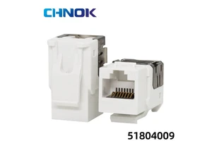 Black RJ45 Keystone Jack 8P8C Female Connector