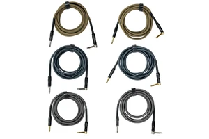 Factory OEM Logo High Quality 6.35 Cotton Mesh Woven Electric 3M Noise Reduction Audio Guitar Instrument Cable