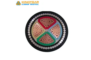 KINGYEAR SWA Copper Conductor Steel Wire Armoured PVC Insulated Low Voltage High Quality Industrial Underground Power Cable