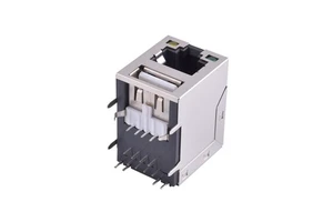 RJ45 Port with USB 2.0 Type-A Connector 2 Ports