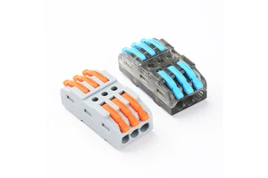 Mini Compact Push in Wire Connector Top Quality Quick Screwless Lever Cable Connectors Terminal Block CMK-423