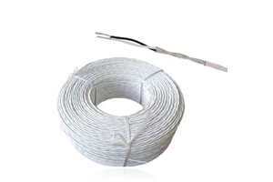UL20710 2 Cores FEP Insulated Electrical Wire Shielded Braid Silver Plated Copper Wire Stranded Soft Twisted Multi Cores 22AWG