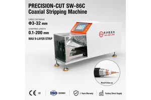 Customized OEM Semi Automatic High Precision Electronic Shielded Cable Stripping Equipment Industrial Wire Harness