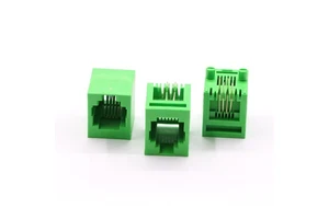 Single Port RJ45 RJ11 Modular Jack Connector