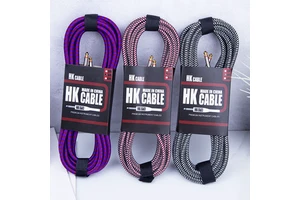 High Quality Cheap Price Electric Guitar Instrument Cable 5m Hk Guitar Cable