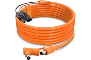 Energy Storage Power Cables DC 8mm Adapter Cable Brass Conductor 8.2 ft 14AWG 160V 160/240/500/1000 BLUETTI PVC Stranded IP67