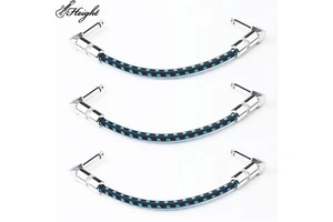 Factory Wholesale High-Class 6.35mm L Type Cable Conductive PVC Guitar Effects Audio Cable Musical Instrument Accessories