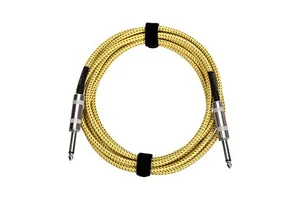 Professional Musical Instrument Guitar Cable Low Noise Braid Noiseless Guitar Cable Guitar Cable